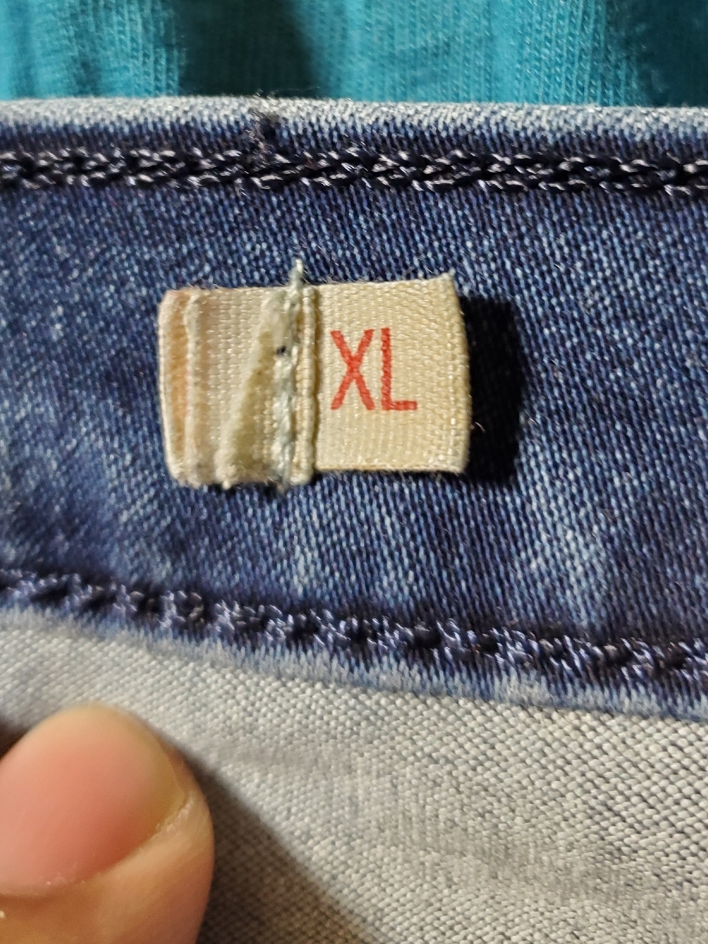 New York&company Aquagreen SizeL Short Slevee Dress/Denim Dark Blue SizeXl Jean - Picture 3 of 7